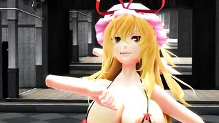 【MMD】Yukari - PiNK CAT【R-18】