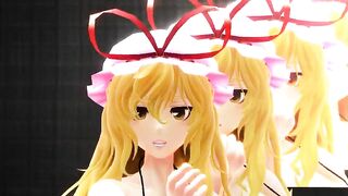 【MMD】Yukari - PiNK CAT【R-18】