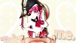 Mischievous Function VTuber - Houshou Marine Porn Music Video Hololive Vtuber - MMD