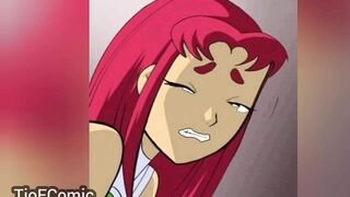 Raven and Starfire – lesbians