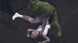Orc cock is too big for this pussy