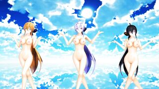 【MMD】Haku - Ochame Kinou【60fps】【R-18】