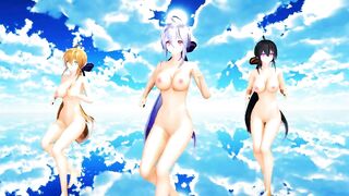 【MMD】Haku - Ochame Kinou【60fps】【R-18】