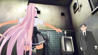【MMD】TDA Gumi & Rin & Luka & Meiko - Sanba【R-18】