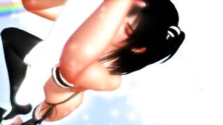 【MMD】Sexy Custom Honoka - Falling Stars (Realistic model) 【R-18】