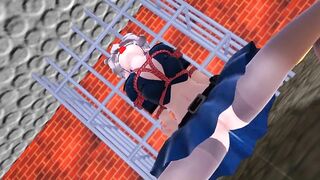 【SEX-MMD】(BDSM) Low-pitched reality miserable restraint dance【R-18】