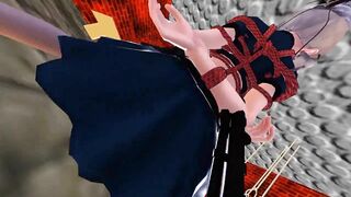 【SEX-MMD】(BDSM) Low-pitched reality miserable restraint dance【R-18】