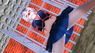 【SEX-MMD】(BDSM) Low-pitched reality miserable restraint dance【R-18】