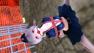 【SEX-MMD】(BDSM) Low-pitched reality miserable restraint dance【R-18】