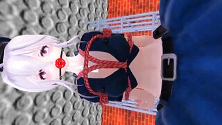 【SEX-MMD】(BDSM) Low-pitched reality miserable restraint dance【R-18】