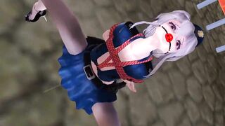【SEX-MMD】(BDSM) Low-pitched reality miserable restraint dance【R-18】