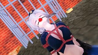 【SEX-MMD】(BDSM) Low-pitched reality miserable restraint dance【R-18】