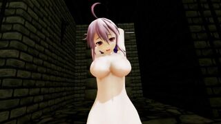 【SEX TOY-MMD】Reality tragic dance Haku - Squirting in the end【R-18】