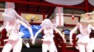 【MMD】ABKH Big Breasts Ondo【1080p 60fps】【R-18】