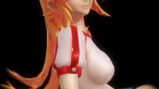 【MMD】Echo - Yukari & Ran & Yuugi【R-18】