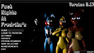 Fuck Nights At Fredrika's Day three, 3 animatronic girls