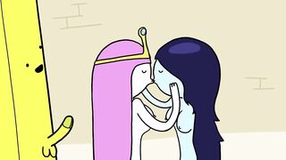 Princess Bubblegum and Marceline Fuck a Banana Guard