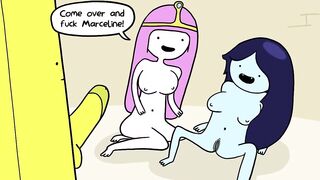 Princess Bubblegum and Marceline Fuck a Banana Guard