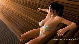 Asian Girl Breast Expansion In Sauna Japanese Animation
