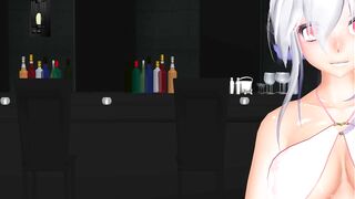 【MMD】Haku-san danced Pink Cat【R-18】