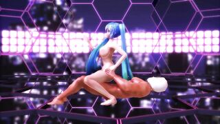 【SEX-MMD】HK Miku has sex dance at Lamb【R-18】