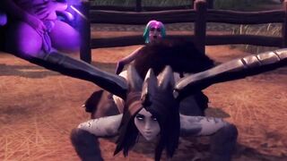 Hentai Futa Succubus Takes Massive Monster Cock