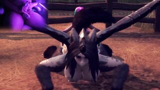 Hentai Futa Succubus Takes Massive Monster Cock