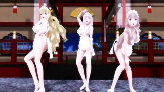 【MMD】BKH Big Breasts Ondo【1080p 60fps】【R-18】