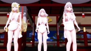 【MMD】BKH Big Breasts Ondo【1080p 60fps】【R-18】