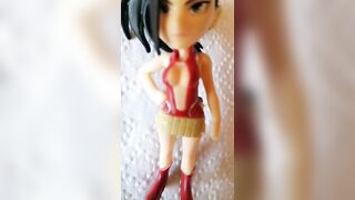 Cum Tribute in Horny Momo Yaoyorozu figure - Cumshot