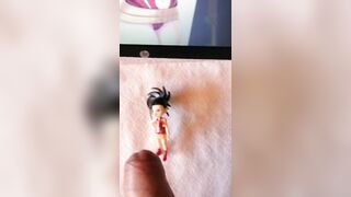 Cum Tribute in Horny Momo Yaoyorozu figure - Cumshot
