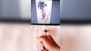 Cum Tribute in Horny Momo Yaoyorozu figure - Cumshot