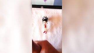 Cum Tribute in Horny Momo Yaoyorozu figure - Cumshot