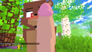Bia's First Blowjob - Minecraft
