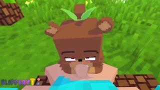 Bia's First Blowjob - Minecraft