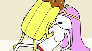 Princess Bubblegum Tit Fucked by Banana Guard
