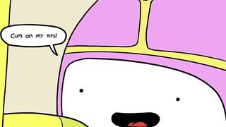 Princess Bubblegum Tit Fucked by Banana Guard