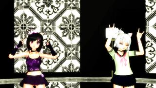【MMD】Kaat & Luna - Galaxis!【R-18】