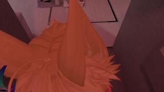 Your Trans Vtuber GF Gives You A Quick ASMR Blowjob POV - VRchat Erp