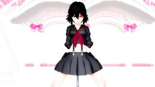【SEX-MMD】Sex dildo machine【No sound】【R-18】