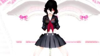 【SEX-MMD】Sex dildo machine【No sound】【R-18】