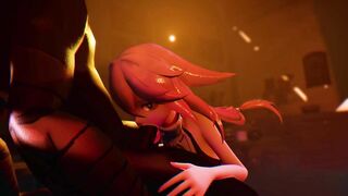 [MMD] Yae Miko X Hilichurl full part 1out of 2