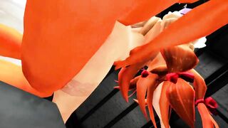 【SEX-MMD】Yukari Oshioki sex【R-18】