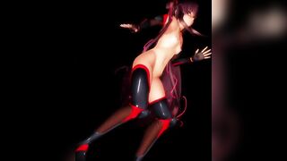 【MMD】Mizuki Yukikaze - Lamb【R-18】