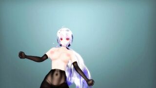 【MMD】(Pantyhose) Haku - sexymi【R-18】