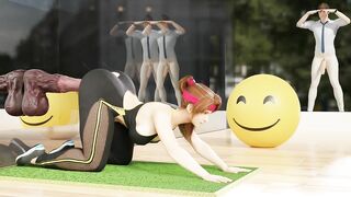 INTENSE SEX IN THE GYM SWEET BIG ASS FUCKED SWEET INTENSE PLEASURE【BY】TheDirtDen