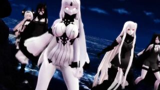 【MMD】(KanColle) DeepSea Adventure Harbor Princess【R-18】