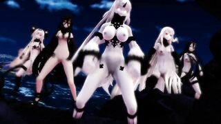 【MMD】(KanColle) DeepSea Adventure Harbor Princess【R-18】