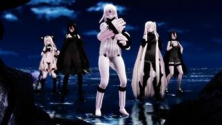 【MMD】(KanColle) DeepSea Adventure Harbor Princess【R-18】