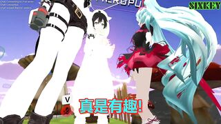 【SIXKEY】VRChat 藍髮紅衣 #26【日本語】青の髪 赤いの服